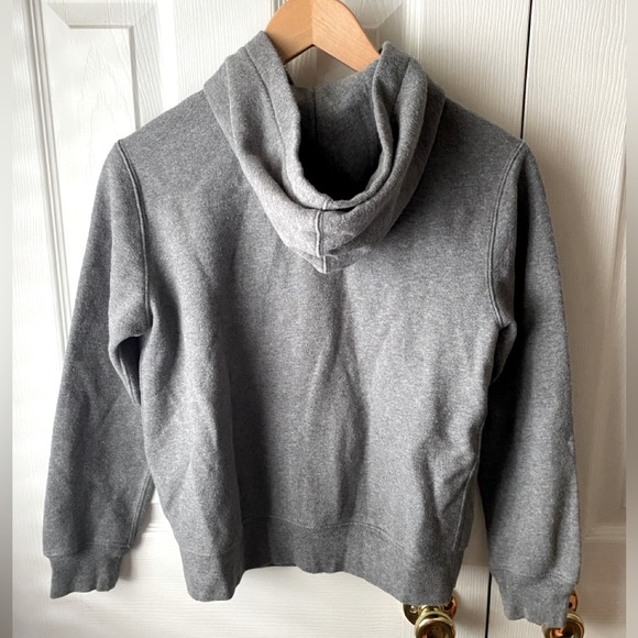 POLO Ralph Lauren Dark Gray Heather Zip Front Hoodie SZ M (10-12) - Picture 2 of 6